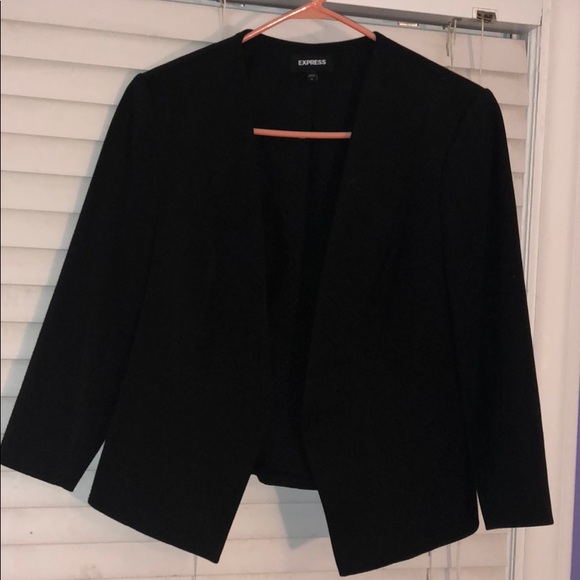 3/4 length Black Blazer - Picture 2 of 3